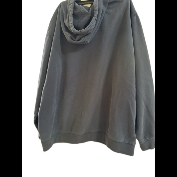 Carhartt Pullover Hoodie Mid Weight Loose Fit Graphic Sleeve 2x Tall K288 Blue - Picture 12 of 12